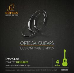 Ortega Koncert ukulele húrok Ortega UWNY-4-CC Custom Made, fehér nylon (UWNY-4-CC)