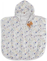 XKKO Bmb Digi Kék mezővirágok, bambusz poncsó, méret (8594161571384)