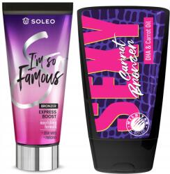 Soleo I'm So Famous + Wild Tan Sexy Carrot Ingyen, bronzosító