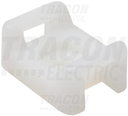 TRACON CSTALP-4 Csavarozható, 2oldalt fűzhetőkábelkötegelő talp, natúr (CSTALP-4)