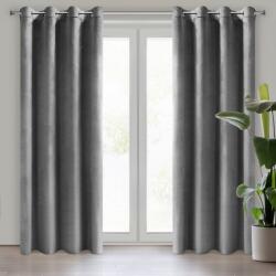 Takoy Draperie din velvet moale cu structură de catifea 140 x 250 cm