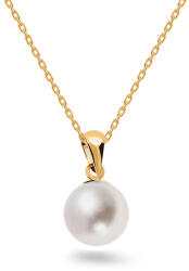 Heratis Forever Női medál 6 mm-es Brie fehér gyönggyel, 9 karátos sárga arany IZ31012HR