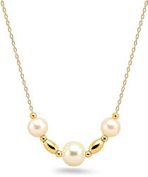 Heratis Forever Gyöngy nyaklánc gyöngyökkel, 9 karátos sárga arany IZ31725HR