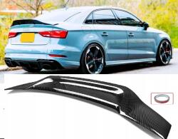  Audi A3 S3 RS3 Carbon Spoiler, RT stílusú, nagy kivágással