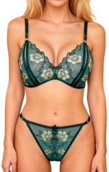  Zöld Női Erotikus Csipke fehérnemű szett, Size S/L, szexi bugyi (121-BLF)