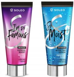 Soleo I'm So Famous bronzosító, So Moist napozás után, ingyenes