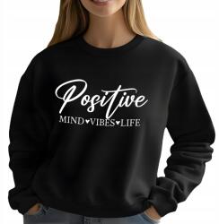  Női pulóver, Fekete, motiváló idézetekkel, Size M, ajándék