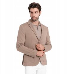 Ombre Férfi blézer, cipzáras zsebekkel, sötét bézs, Size L