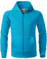MALFINI Hanorac copii Trendy Zipper - Turcoaz | 146 cm (10 ani) (4124411)
