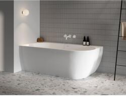 RAVAK Freedom Corner 170x80 akrilkád, bal, fehér, fehér/fekete/króm lefolyó (XC00100041)