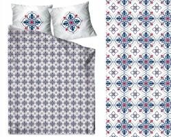 Greno Szatén ágyneműhuzat 220×200, piros, sötétkék, fehér (satyna bawełniana)