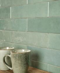 SPANYOL 6, 5x25 ZELLIJ AZUREAN zöld színú tónusos Marrokói Stílusú Csempe