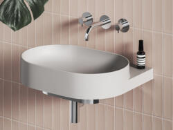 RAVAK Yard 60 kerámiamosdó Smoke Grey, túlfolyó furat nélkül (XJX0O060000) - csempekert