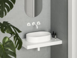 RAVAK Ceramic Slim O 55 kerámiamosdó matt fehér (XJX0E155000) - csempekert