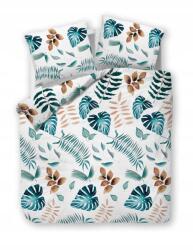 Darymex Szatén ágyneműhuzat, 160×200cm, levelek, 100% pamut, 2 párnahuzat