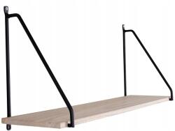  House Nordic Falra Akasztható Polc, acél, fa, skandináv stílus, 65cm (1019787)