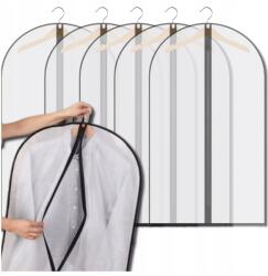 EdiBazzar Rendszerező, 60×80cm, 5db, szekrény huzat, átlátszó, vízálló (Organizer do szafy pokrowiec przezroczysty)