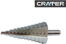 CRATER Lépcsős Fúró 6-38mm Hss Crater Bliszteres