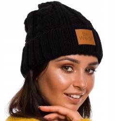 BeWear Női Téli Sapka, univerzális, fekete, 100% akril (BK043 - czarny)