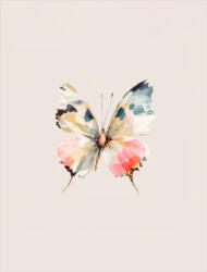 Takoy PANEL Wellsoft polár/fleece gyerek takaró varrásához 145x110 akvarell pillangó Dain