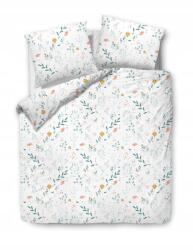 Darymex Szatén ágyneműhuzat, 220×200cm, fehér virágok, 100% pamut (2331890)