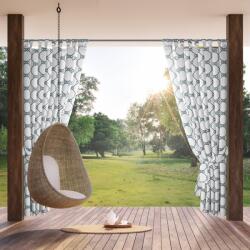 Takoy Vízálló teraszfüggöny GARDEN tengerész motívummal és tépőzáras pántokkal 155 x 200 cm-HF-464949