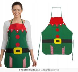 Fiestas Guirca Kötény Manó, karácsonyi Mikulás, zöld (8412672537241)