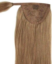 HairExtensionShop Lófarok Copf Emberi Póthaj Aranybarna Színben 60cm (Szín#10) (RP6010)
