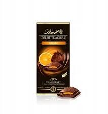 Lindt edelbitter 70% mousse narancs 150g (4000539014000)