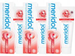 Meridol Complete Care fogkrém, érzékeny ínyre, 3x75ml, aminofluoriddal, ón-fluoriddal (457417)