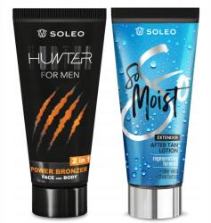 Soleo Hunter Bronzer, 150ml, férfiaknak, ajándék balzsam