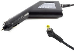 WPOWER Autós töltő Acer laptopokhoz, 60W, 5.5x2.1mm csatlakozó, fekete (CARACE-0001-60W)