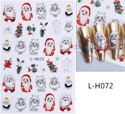 Everin Sticker decor unghii model iarna/Craciun L-H072 - Everin (L-H072)