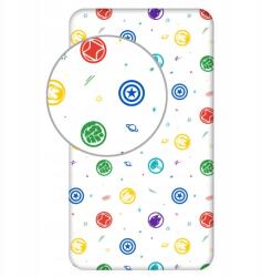  Bosszúállók Symbols gumis lepedő, 90x200cm, 100% pamut (12)