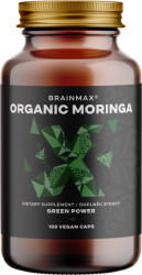 BrainMax Organic Moringa, 500 mg, 100 capsule vegetale