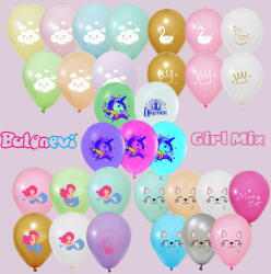 Balonevi lufi, 12" 30cm, 50db/cs, Girl Mix (LUFI408369)