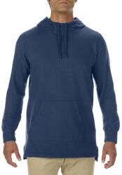 Comfort Colors vékony kenguruzsebes kapucnis pulóver, True Navy-L (cc1535tnv-l)