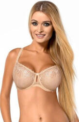 Paripari Abby puha melltartó, PariPari, bézs, virágmintás, poliamid, elasztán