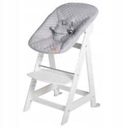 roba Etetőszék, napozóággyal, 2IN1 Born Up, fehér-szürke (75063WEV230)