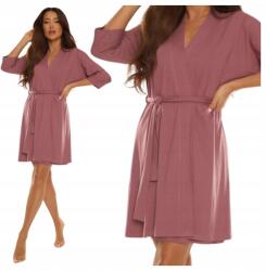 De Lafense viszkóz fürdőköpeny, Size S, 94% viszkóz, 3/4-es ujjú, divatos derékpánttal (32926808710106000)