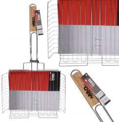 Koopman Grillrács, hús, zöldség, halak, zárható, acél, 32cm (C83506170)