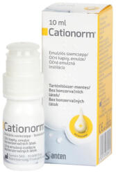  Cationorm szemcsepp - 10ml ( Kiszerelés: 10ml )