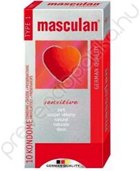  Óvszer masculan 1 piros - 10x ( Kiszerelés: 10X )