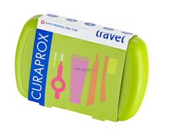 CURAPROX TravelSet Utazó készlet zöld - 1x ( Kiszerelés: 1x )