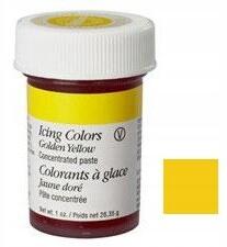 Wilton Golden Yellow gélfesték, sötét sárga, ételfesték, cukormasszához (04-0-0039)
