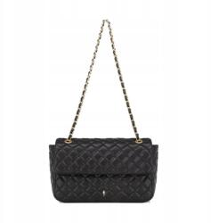 OCHNIK kézitáska, ökológiai fekete, 25cm széles (TOREC-0443B)