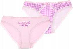 Key Alacsony bugyi, csipkés szegéllyel, Size XL, világos rózsaszín/sötét rózsaszín (411)