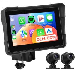 Mossc Sistem navigatie cu Carplay pentru ATV, Motociclete, cu 2 camere (C467014)