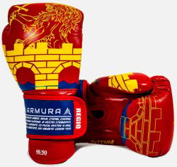 ARMURA Manusi de Box ARMURA Regio Oltenia Rosu Galben Editie Limitata (AFS144-10oz)