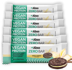 Abso ZERO Kínáló (24db x 40g) - VANÍLIA KEKSZ - vegán fehérjeszelet